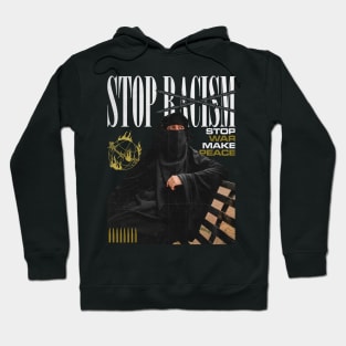 Stop Racism make love Hoodie